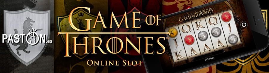 8€ Gratis para slot  Game of Thrones en Casino Pastón