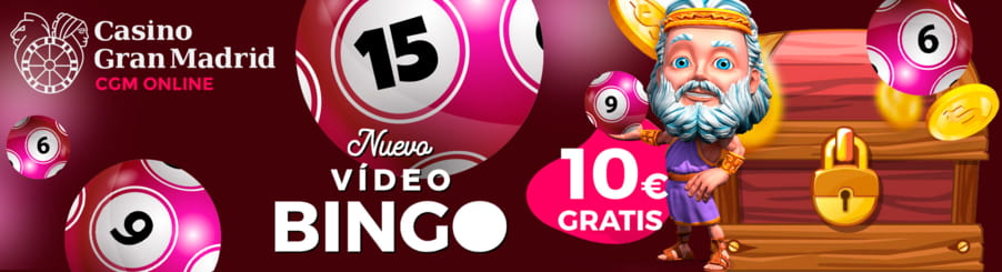 10€ Gratis para jugar al Bingo en el Casino Gran Madrid