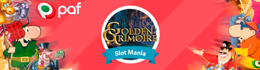 Casino Paf Sortea 50€ con la Slot Golden Grimoire