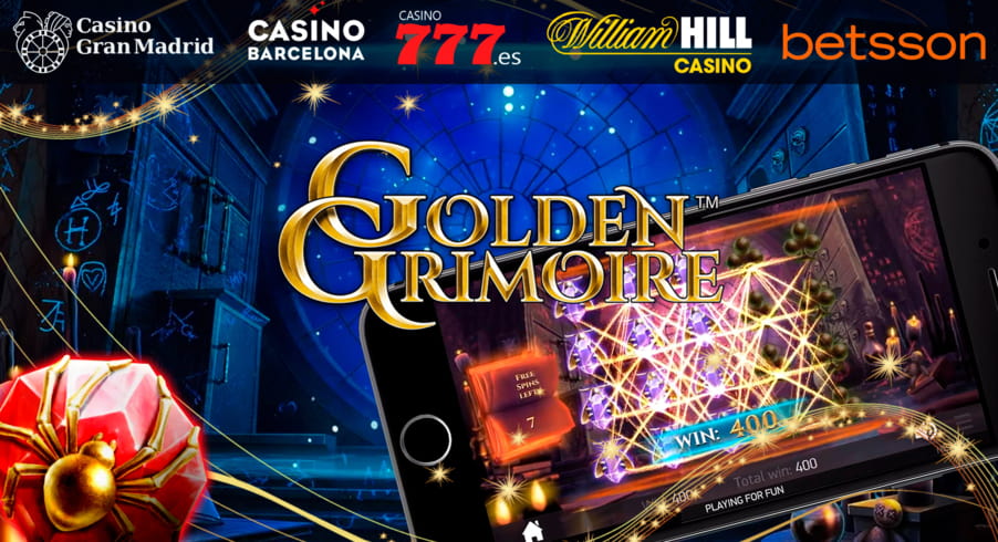 Slot Golden Grimoire donde jugar con dinero