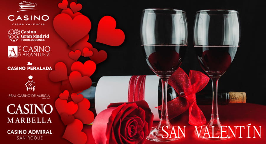 cena romantica casinos san valentin