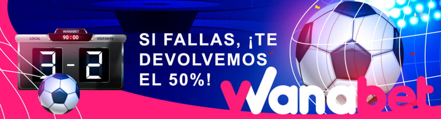 Promociones Wanabet para Casino y Apuestas